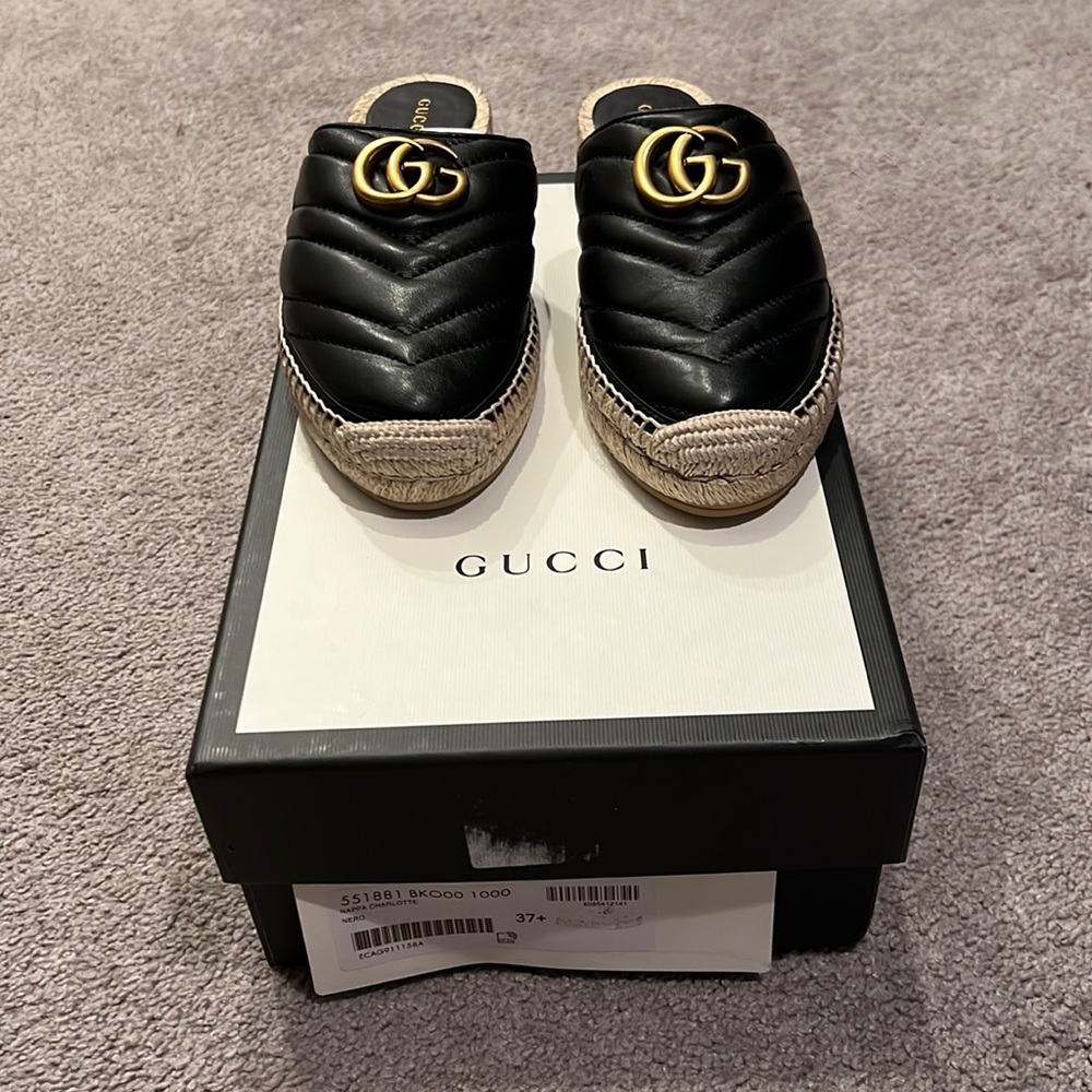 Brand new never worn Gucci espadrilles